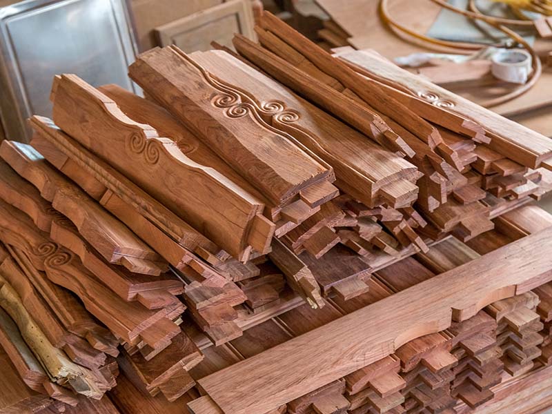 樟树楼梯地板柜门的油漆修复-12