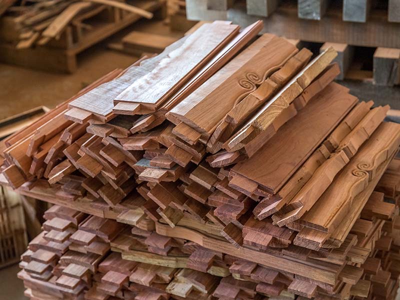 樟树楼梯地板柜门的油漆修复-13